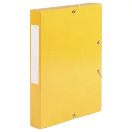 Boîte de classement carte  - Dos 4 cm jaune photo du produit