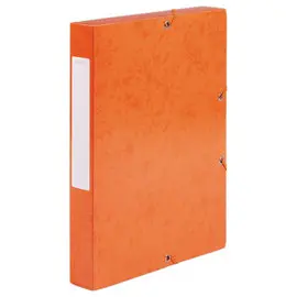 Boîte de classement carte  - Dos 4 cm orange photo du produit