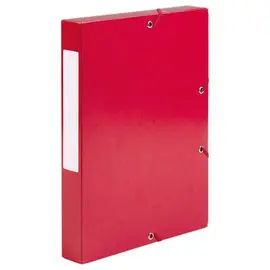 Boîte de classement carte  - Dos 4 cm rouge photo du produit