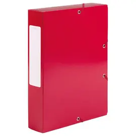 Boîte de classement carte  - Dos 6 cm rouge photo du produit