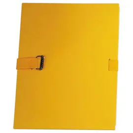 Chemise à sangle avec rabat de pied - largeur max 13 cm jaune photo du produit