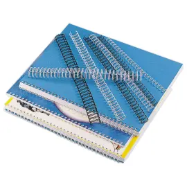 100 Anneaux &agrave; relier en m&eacute;tal - Dos 12,5 mm - Blanc photo du produit