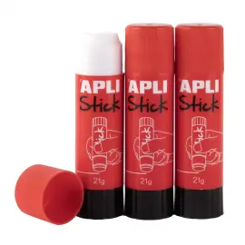 3 B&acirc;tons de colle (2 + 1 offert) - 21g - Apli photo du produit
