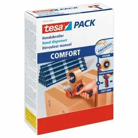 Dérouleur à poignée pour adhésifs d'emballage Comfort - TESA photo du produit