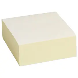 Bloc cube 76 x 76 mm - feuilles jaunes - FIDUCIAL photo du produit