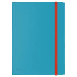 Chemise 3 rabats à élastique Cosy en polypropylène durable - Format A4 - Bleu - LEITZ photo du produit