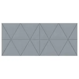 Panneaux acoustiques en tissu muraux gris photo du produit