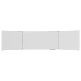 Tableau blanc triptyque Unite Plus - Surface émaillée - 100 x 200 cm - LEGAMASTER photo du produit