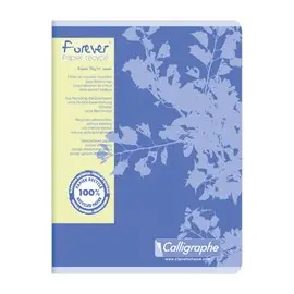 Cahier piqué recyclé 17x22cm, 70g, Seyes, 96 pages photo du produit