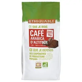 Café en grains Congo bio - 1 kg - ETHIQUABLE photo du produit