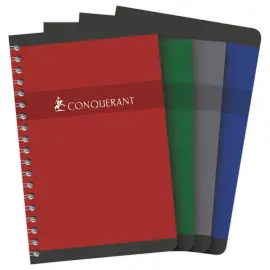 Carnet à spirales 11x17cm 180 pages - 5X5 - 70g - CONQUERANT photo du produit