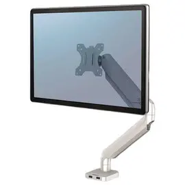 Bras porte-écran simple Platinium Series - Gris - FELLOWES photo du produit
