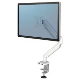 Bras porte-écran simple Platinium Series - Blanc - FELLOWES photo du produit