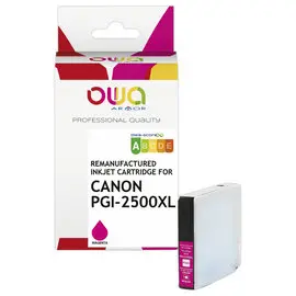 Cartouche éq. CANON PGI-2500XL - Haute capacité - Magenta - OWA photo du produit