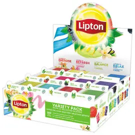Coffret Variety Pack de 180 sachets de thé et d'infusion - LIPTON photo du produit