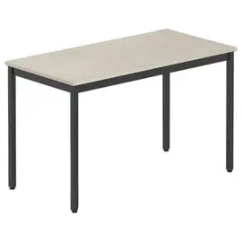 Table modulaire rectangulaire 120 x 60 acacia / noir photo du produit