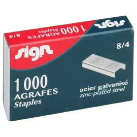 1000 Agrafes de type bébé 8/4 - RAPID photo du produit