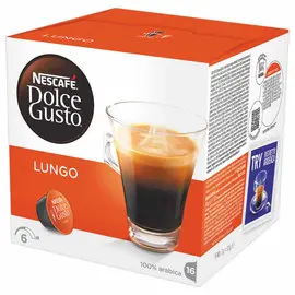 16 Capsules de café en dosettes Lungo - DOLCE GUSTO photo du produit