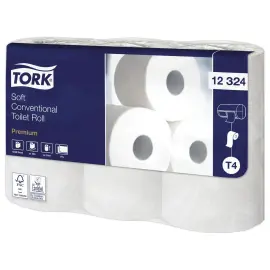 42 Rouleaux de papier toilette doux Premium - TORK photo du produit