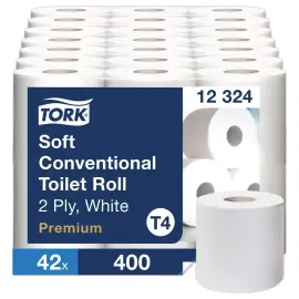 42 Rouleaux de papier toilette doux Premium - TORK photo du produit