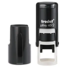 Timbre personnalisable Printy 4612 - Noir - &Oslash; 12 mm - 2 caract&egrave;res max. photo du produit