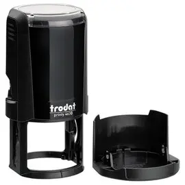 Timbre Printy personnalisable 4630 - Noir - Ø30 mm - 6 lignes max. photo du produit