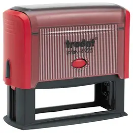 Tampon personnalisable TRODAT Printy 4925 - Boîtier rouge - Encre noire - 82 x 25 mm photo du produit