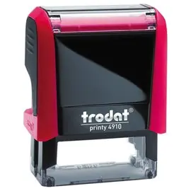 Tampon personnalisable Printy 4910 - Encre rouge - TRODAT photo du produit