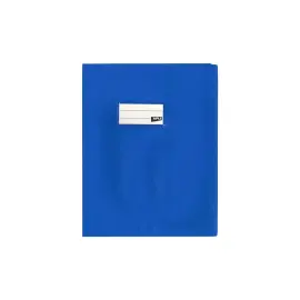 Prot&egrave;ge-cahier - 17 x 22 cm - Polypropyl&egrave;ne 19/100&egrave;me - Bleu - Apli photo du produit