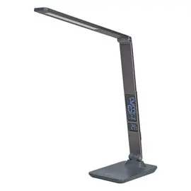 Lampe Led multifonction avec port USB écran digital - Gris anthracite photo du produit