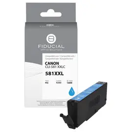 Cartouche Canon CLI-581XXL cyan compatible FIDUCIAL photo du produit
