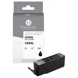 Cartouche d'encre remanufacturée éq. CANON PGi-550XL - Haute capacité - Noir photo du produit