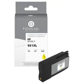 Cartouche d'encre remanufacturée éq. HP 951XL - Haute capacité - Jaune photo du produit