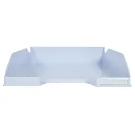 Corbeille &agrave; courrier Aquarel superposable - Bleu clair - Exacompta photo du produit