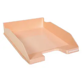 Corbeille &agrave; courrier Aquarel superposable - saumon - Exacompta photo du produit