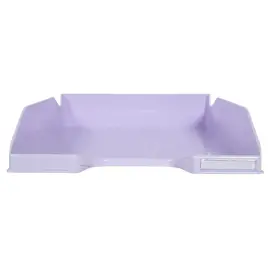 Corbeille &agrave; courrier superposable Aquarel - Lilas - Exacompta photo du produit
