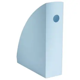 Porte-revues Aquarel  - dos 8,2 cm - format  A4+ bleu clair photo du produit