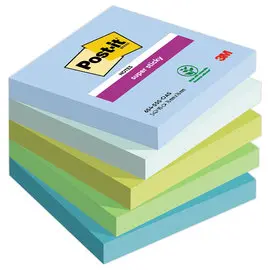 5 Notes Super Sticky Collection Oasis, 76 x 76 mm photo du produit