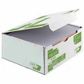 Boite de 200 Enveloppes DL blanches recyclées 80g bande de protection photo du produit