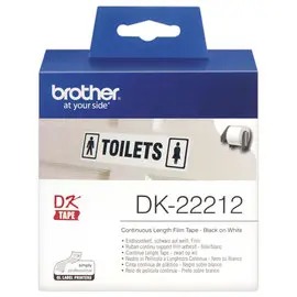 Rouleau d'&eacute;tiquettes QL Brother 62 mm x 15 m DK22212 photo du produit