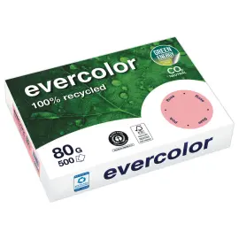 Ramette de 500 feuilles de papier recycl&eacute; Evercolor A4 80g photo du produit