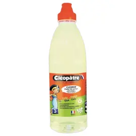 Colle liquide lavable &agrave; l'eau - 1 kg - Bleu - Cl&eacute;op&acirc;tre photo du produit