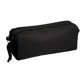 Trousse 2 compartiments - 20,5 x 9 x 5 cm - Noir - Sign Carpentras photo du produit