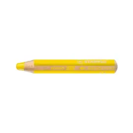 Crayon Woody gros module - Multi-surfaces - Mine 10 mm - Jaune - Stabilo photo du produit