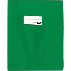 Prot&egrave;ge cahier polypropyl&egrave;ne - 17 x 22 cm - Vert - Apli photo du produit