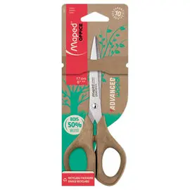 Paire de ciseaux symétriques pour droitier Advanced Wood MAPED - 17 CM photo du produit