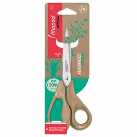 Paire de ciseaux asymétrique pour droitier Advanced Wood MAPED - 18 CM photo du produit