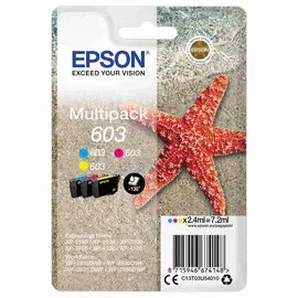 Pack de 3 Cartouche Epson 603  3 couleurs multipack - C M Y photo du produit