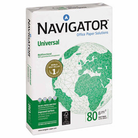 5 Ramettes/2 500 feuilles de papier A4 80g - Navigator Universal photo du produit