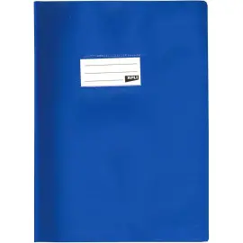 Prot&egrave;ge-cahier polypropyl&egrave;ne - A4 - Bleu - Apli photo du produit